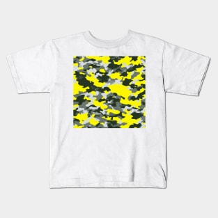 YELLOW MILITARY CAMOUFLAGE DESIGN, IPHONE CASE AND MORE Kids T-Shirt